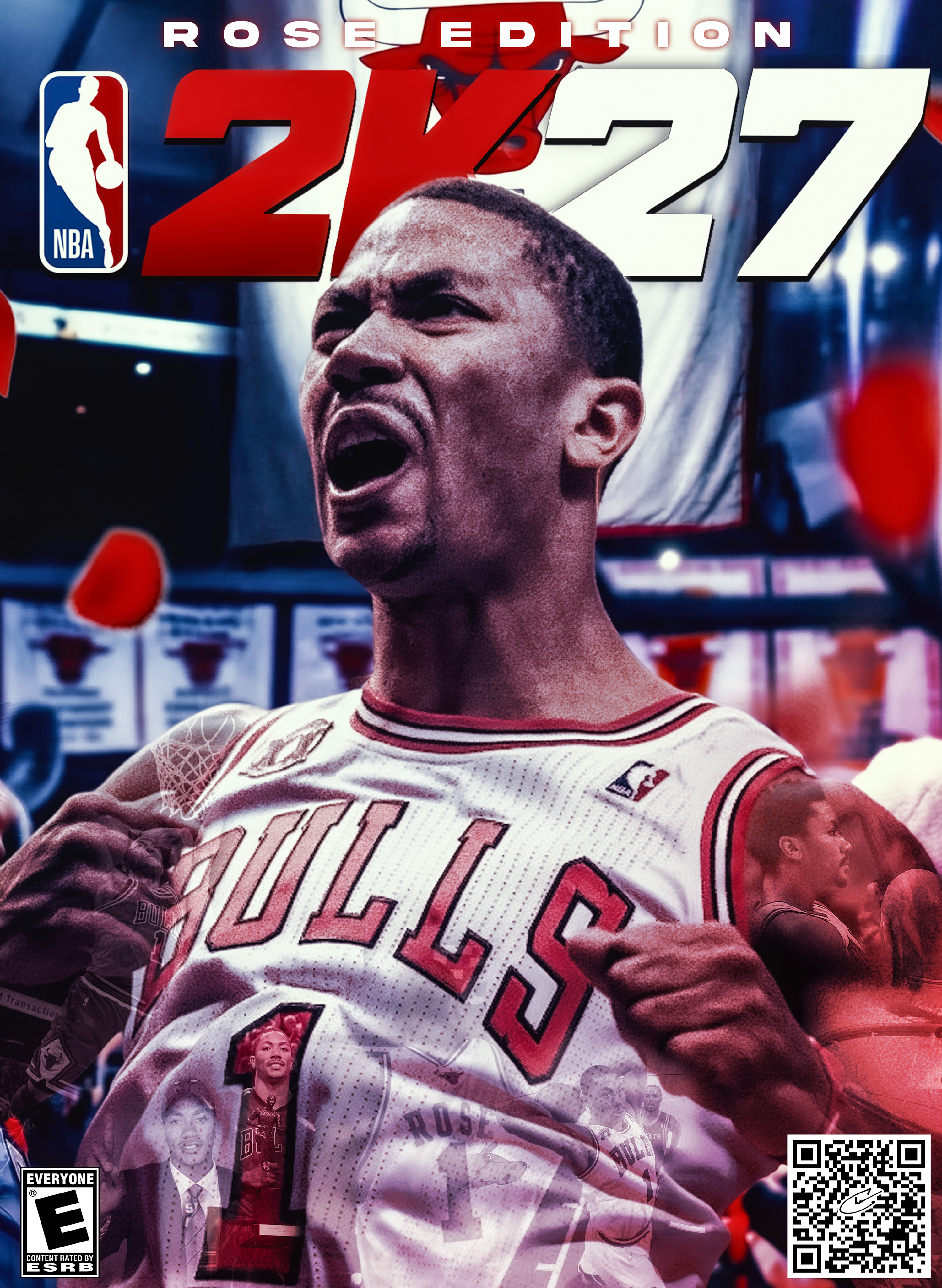D Rose Graphic